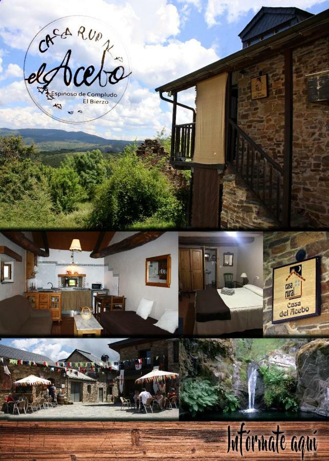 Casa Rural Del Acebo Espinoso de Compludo ภายนอก รูปภาพ